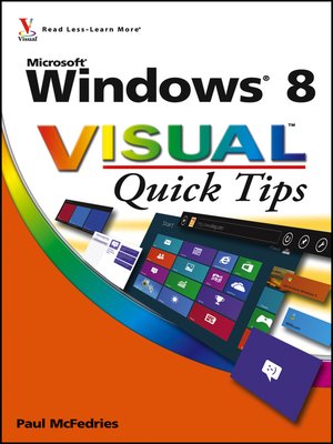 cover image of Windows 8 Visual Quick Tips